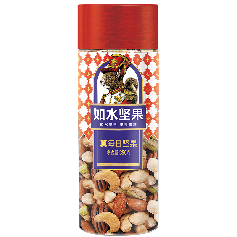 如水 真每日坚果 350g 混合干果休闲零食孕妇营养健康烘焙下午茶