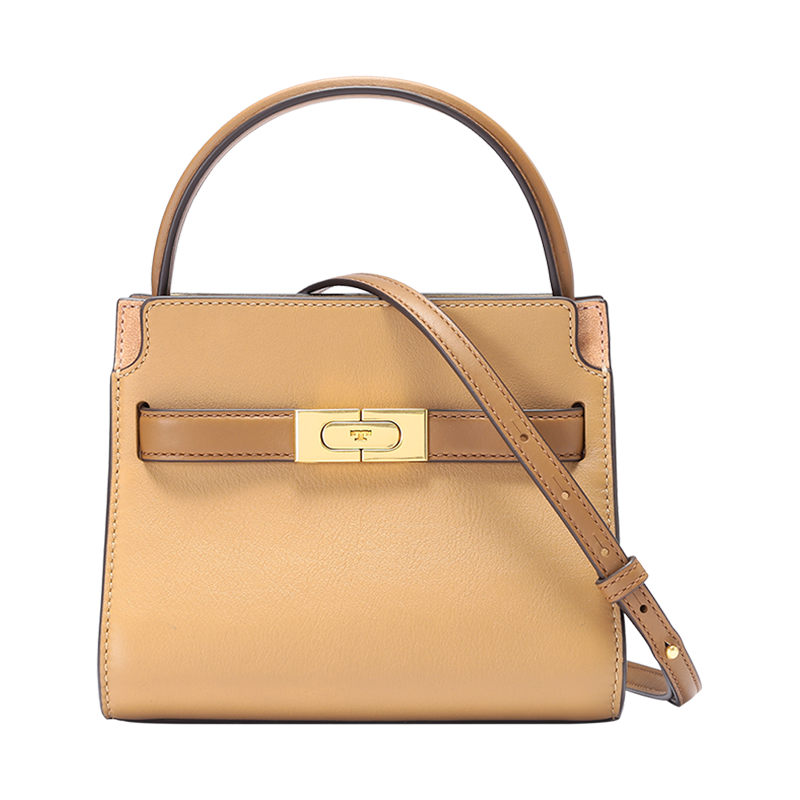 汤丽柏琦 TORY BURCH 女士LEE RADZIWILL系列牛皮革迷你手提单肩斜挎包双层手袋77257