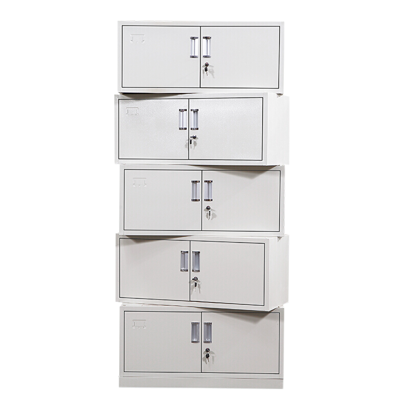 誉佳鑫钢制文件柜档案柜财务凭证柜带锁储物柜铁皮柜书柜分五节文件柜