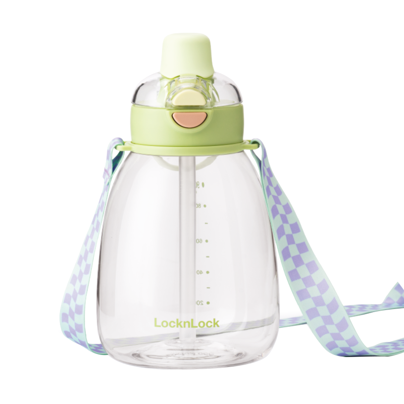 乐扣乐扣吨吨桶大容量水杯大肚杯吸管直饮两用杯户外便携杯子女生