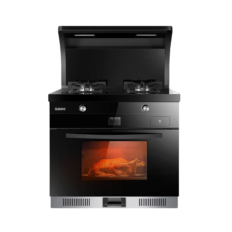 格兰仕集成灶家用一体式多功能蒸烤一体机油烟机烟灶联动24h智能预约一级能效5.0KW爆炒大火力90V6ZK