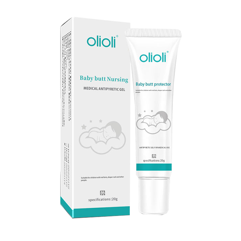 olioli婴儿红屁屁护臀凝胶婴童尿布疹红屁屁医用退热凝胶护臀膏