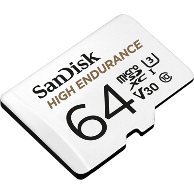 闪迪(SanDisk)64GB TF卡 Micro SD卡 存储卡 行车记录仪&安防监控专用 高度耐用 家庭监控的选择