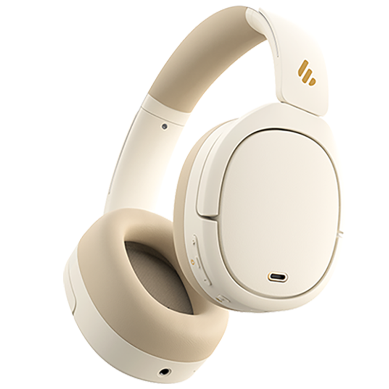 EDIFIER/漫步者W860NBPRO头戴式通话降噪技术蓝牙耳机双金标认证手机电脑笔记本耳机W860NB Pro云岩白