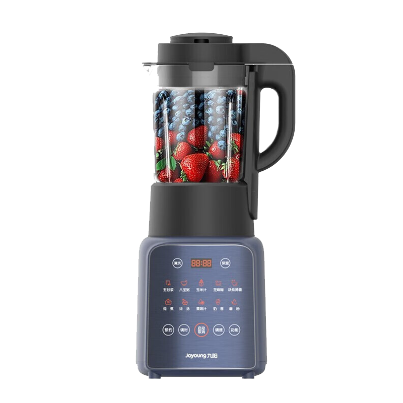 九阳(Joyoung)破壁机轻音降噪家用豆浆机低音免滤大屏触控热烘L18-P139 1.75L大容量