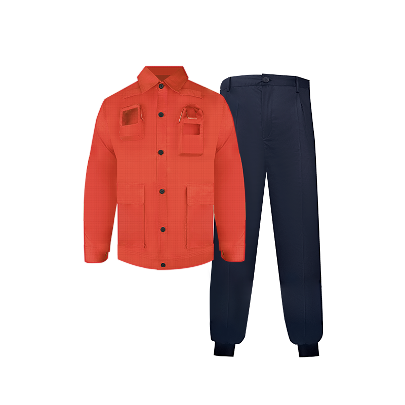 夏季长袖工作服(桔黄)113