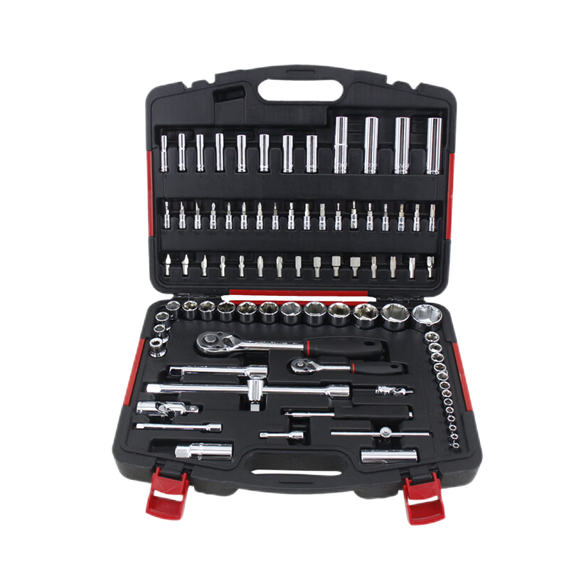 力易得(ENDURA)86件6.3MM+12.5MM系列套筒组套 汽修棘轮扳手套筒组合(E1227)1套