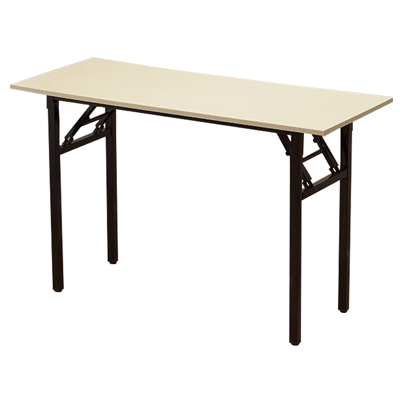臻远 ZY-ZDZ-001 简易折叠桌长方形培训桌 白橡色单层 1200*400*750