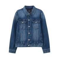 阿玛尼 ARMANI EXCHANGE 男士休闲牛仔长袖外套6LZBP1 Z1VDZ