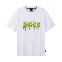 雨果博斯 HUGO BOSS 男士orange系列棉质宽松版圆领短袖T恤50491718