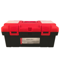 力易得(ENDURA)E8124 17英寸加强型抗击双层塑料车载家用多功能五金维修工具箱收纳箱 1件