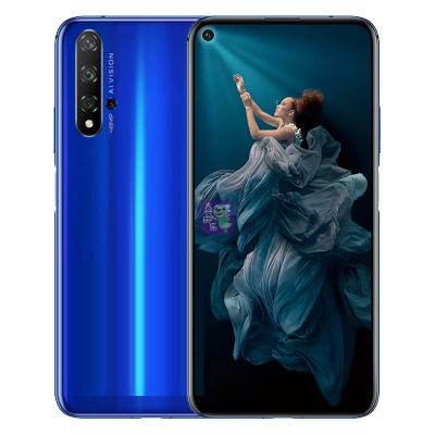 [二手9成新]荣耀20 幻影蓝 8GB+256GB 全网通 安卓手机 6.26英寸屏麒麟980 双卡拍照娱乐备用4G手机