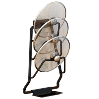 家佰利(jiabaili)锅盖架壁挂免打孔厨房置物架多层收纳架子