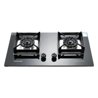 天际星燃气灶JZT-L-S30灶具5.2KW防爆钢化玻璃直燃火台嵌俩用天然气一级能效