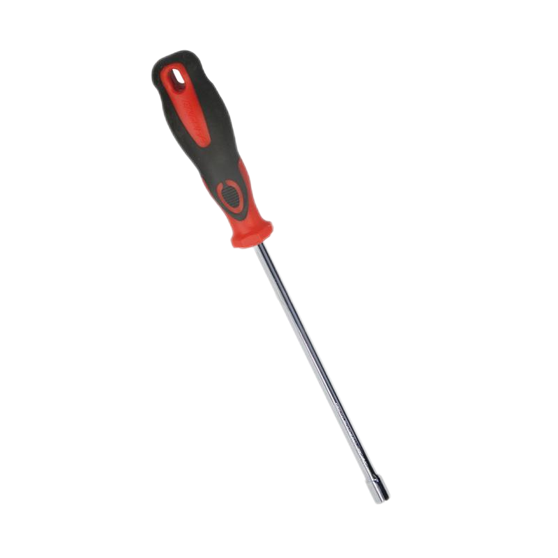 力易得(ENDURA)11x125mm双色橡塑柄螺帽螺丝批 六角套筒螺丝刀管拧子套筒改锥 E6440 1把