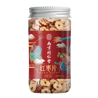[1罐装]南京同仁堂乐家老铺 红枣片 55g/罐 红枣片 新疆大枣无核枣片 可配枸杞桂圆泡茶泡水 免洗即食