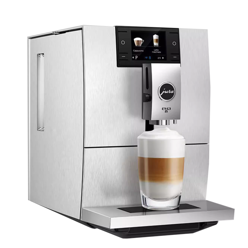 优瑞(Jura) 全自动家用咖啡机ENA 8 尊享铝意式浓缩咖啡机小型家用中文菜单INS简约