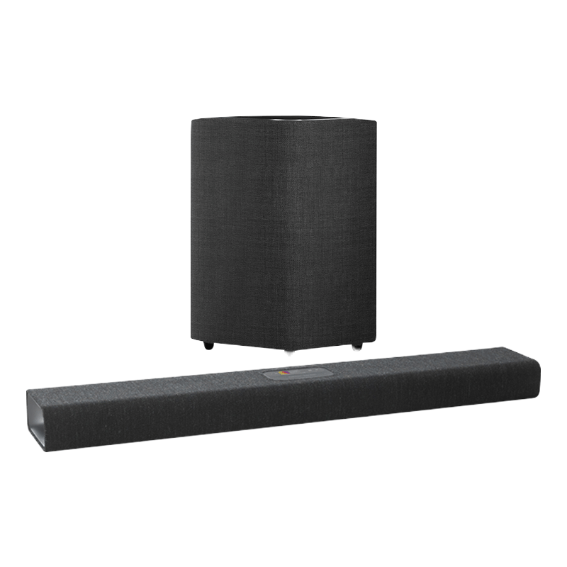 哈曼卡顿Citation MB1100 无线蓝牙杜比全景声回音壁音响5.1.2声道家庭影院音箱 客厅电视音响 迷你版黑色