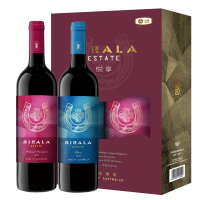 中粮名庄荟澳洲原装进口比拉酒园悦享双支礼盒装 750mL*2瓶双支礼盒装