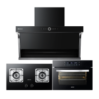 帅康烟灶蒸烤三件套吸油烟机燃气灶蒸烤炸一体家用厨房多件套顶侧双吸抽油烟机灶具套餐天然气Y8273+LB850B1+MF5