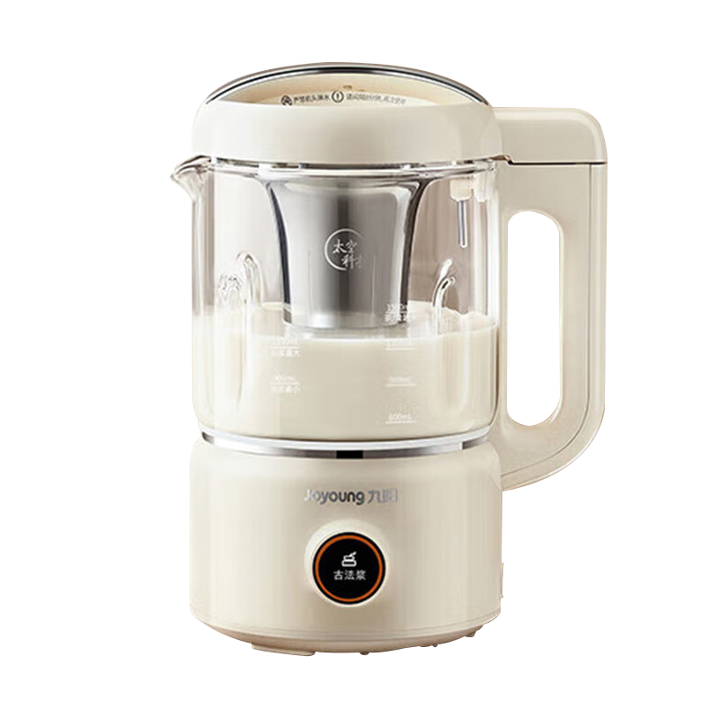 九阳(Joyoung)太空系列新品豆浆机大容量家用破壁免滤一机两用古法豆浆三磨三煮一机双盖机体可视化DJ12P-D680