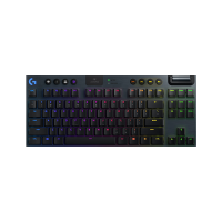罗技(Logitech) G913 TKL无线RGB机械键盘[GL-C轴类青轴手感]-黑色