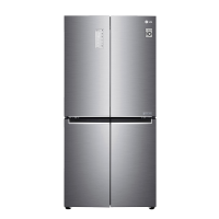 LG F521S11 十字对开门冰箱 530L升大容量变频风冷无霜 智能 家用双风系 速冻恒温 钛灰银色