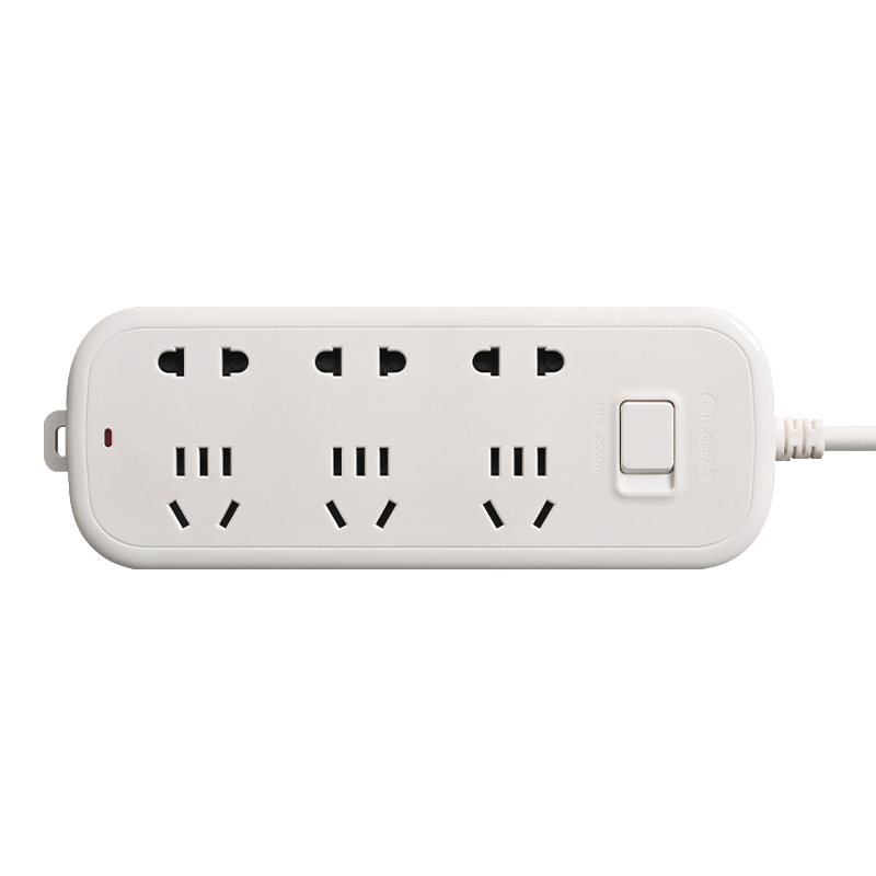 飞雕(FEIDIAO)5米接线插座 新国标排插 插线板接线板拖线板 六位白色5米 (十只装)