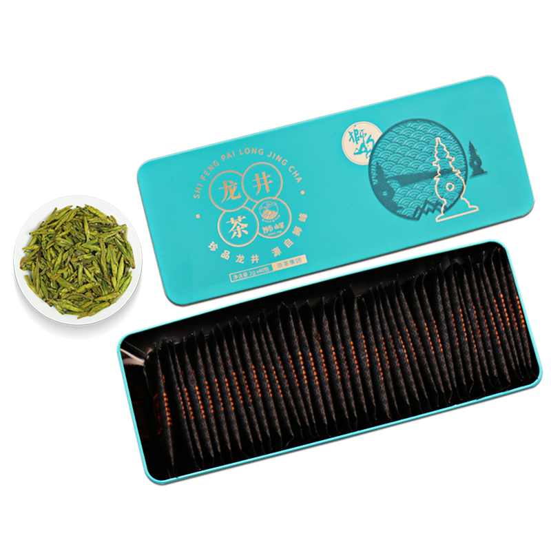 狮峰牌2025新茶上市明前特级正宗龙井茶叶独立小包装袋泡茶春绿茶80g