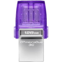 金士顿(Kingston)128GB Type-C USB3.2 Gen1 手机U盘 DTDUO3CG3 双接口设计