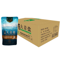茶卡冰晶大青盐(箱装)320g*60袋加碘食盐食用盐巴家用含碘孕妇儿童无抗结剂
