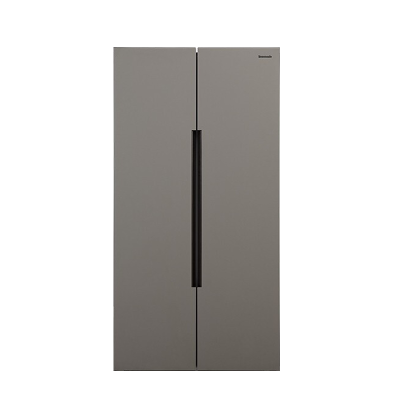 松下(Panasonic)NR-NB57WPA-T 对开门 570升大容量银离子app智控顶置压缩机冰箱 格调灰