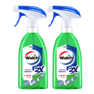 威露士(Walch)杀菌消毒喷雾500ml*2瓶 杀菌99.9% 多用途杀菌消毒水