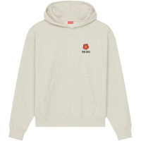 Kenzo高田贤三 秋冬款 男士/女士棉质海棠花印花超大号连帽长袖卫衣运动衫 FD5 5SW444 4ME