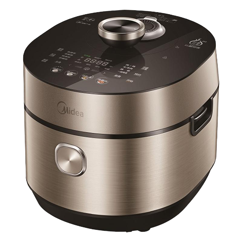 美的(Midea) 电压力锅MY-HT5090PG 家用多功能大容量5升L新款智能3-4人用6高压锅