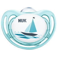 NUK安抚奶嘴舒适夜光型硅胶(18-36个月)随机花色(2个装)