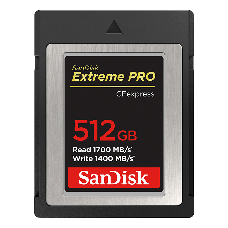 闪迪(SanDisk)CFexpress Type-B存储卡 高端xqd卡 佳能1dx3相机内存卡512G 读1700M