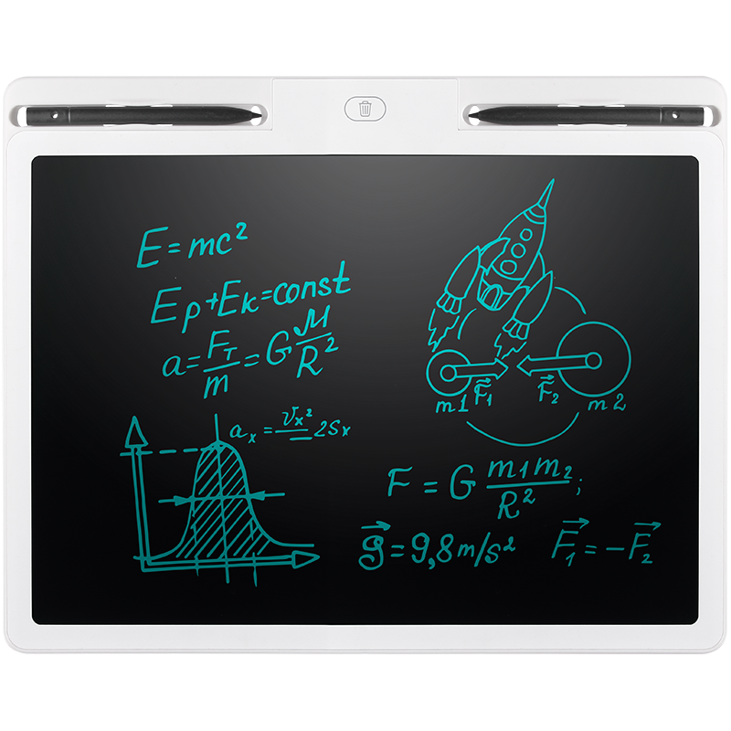 纽曼学习机画板H85 珍珠白单色 液晶画板手写板小黑板16英寸儿童画板办公写字板宝宝绘画涂鸦草稿纸板留言备忘电子礼物