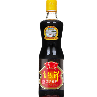 鲁花 自然鲜 红烧酱油500ml/500ml*2/1L 酱香 老抽 新老包装随机发货