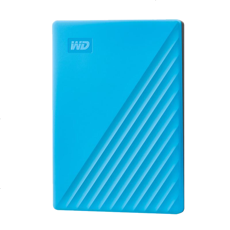 西部数据(WD)4TB USB3.0移动硬盘My Passport随行版 2.5英寸 蓝色(密码保护 自动备份)
