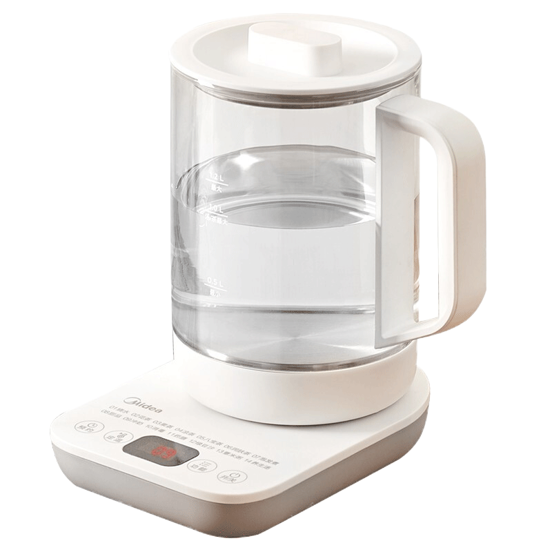 美的养生壶电水壶烧水壶多功能花茶壶电茶壶煮水壶开水壶玻璃水壶MK-YS15E107养生壶