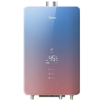 Midea/美的 13升燃气热水器零冷水 家用卫生间洗澡沐浴 智能家电 天然气 恒温 JSQ25-TX7