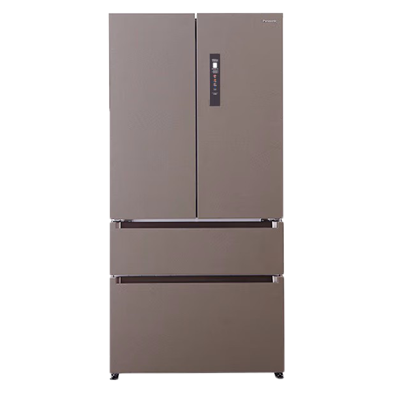 卖场同款松下 NR-W581TM-T 573升宽幅变温 双循环电冰箱 超薄嵌入式 大容量多门法式冰箱 微冻保鲜臻材保鲜