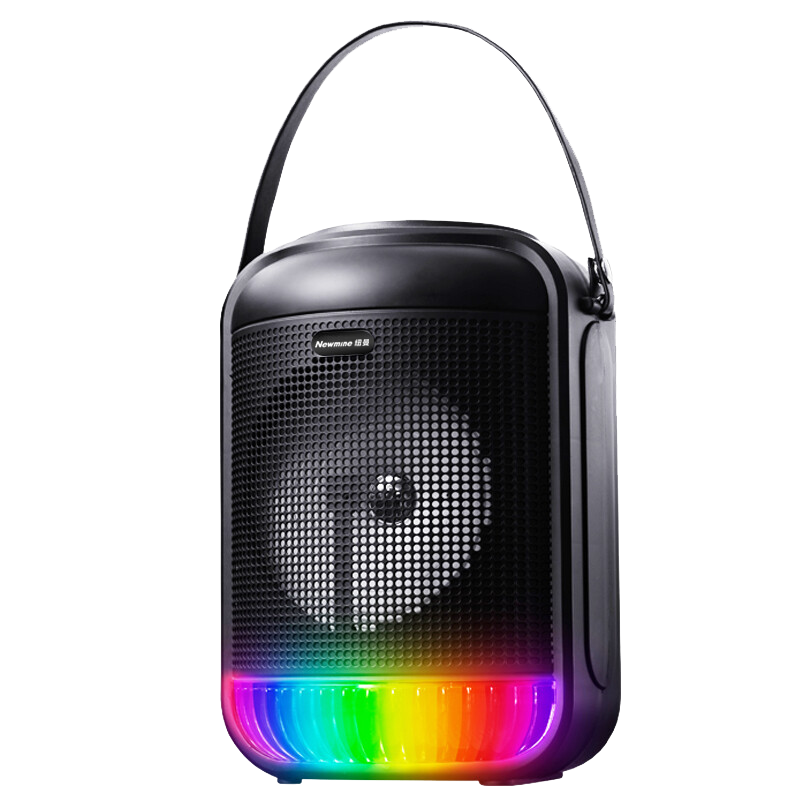 纽曼蓝牙音箱K22 无咪版+16G内存卡 炫酷跑马灯便携户外广场舞音响大音量家用喇叭扩音器FM收音机低音炮收款语音播报器