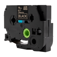 [精选]雅富仕-兼容Brother标签机/标准覆膜标签色带TZE-344黑底金字18mm*8M