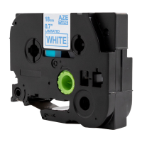 [精选]雅富仕-兼容Brother标签机/标准覆膜标签色带TZE-243白底蓝字18mm*8M