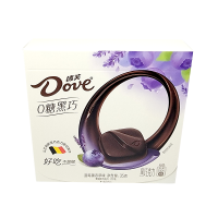 德芙0糖黑巧克力盒装35g纯享原味多种口味休闲零食品婚庆结婚喜糖