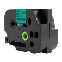 [精选]雅富仕-兼容Brother标签机/标准覆膜标签色带TZE-761绿底黑字36mm*8M