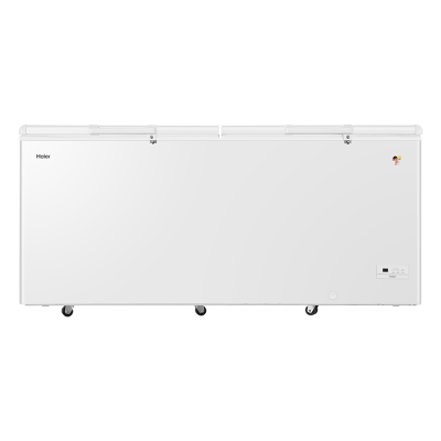 Haier/海尔冰柜超市商用大容量500升以上卧式双开门冷藏冷冻转换冷柜带锁带脚轮海鲜柜大冷柜 829升/零下38度速冻