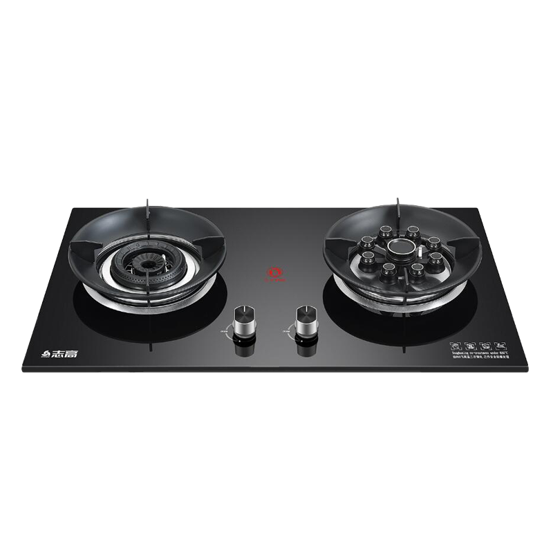 志高(CHIGO)F216A双灶眼燃气灶(天然气)5.2KW大火力 台式嵌入式两用蓝焰炫火灶具